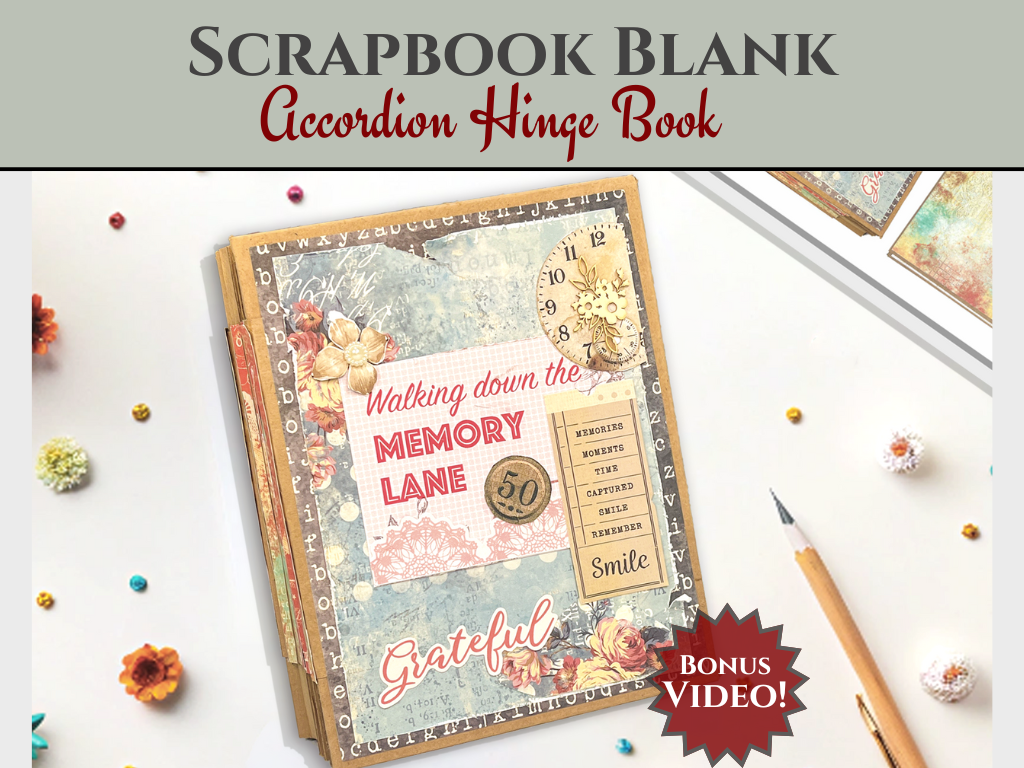 CrafTreat Accordion Hinge Book 1 - Kraft