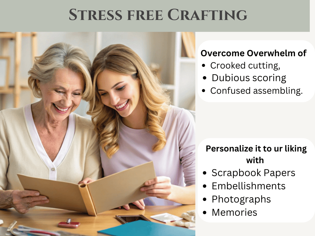 Craftreat Scrapbook Blank Quick Folio - Squash Accordion