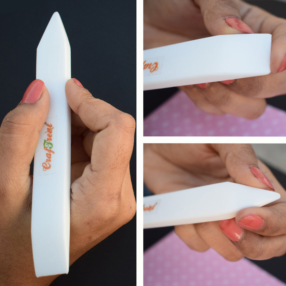 CrafTreat Teflon Bone Folder and Scoring Tool - Large Paper Scorer 2 Pcs