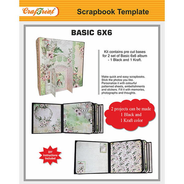 Basic 6x6 Scrapbook Templates