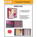 Basic 8x8 Scrapbook Templates Kraft