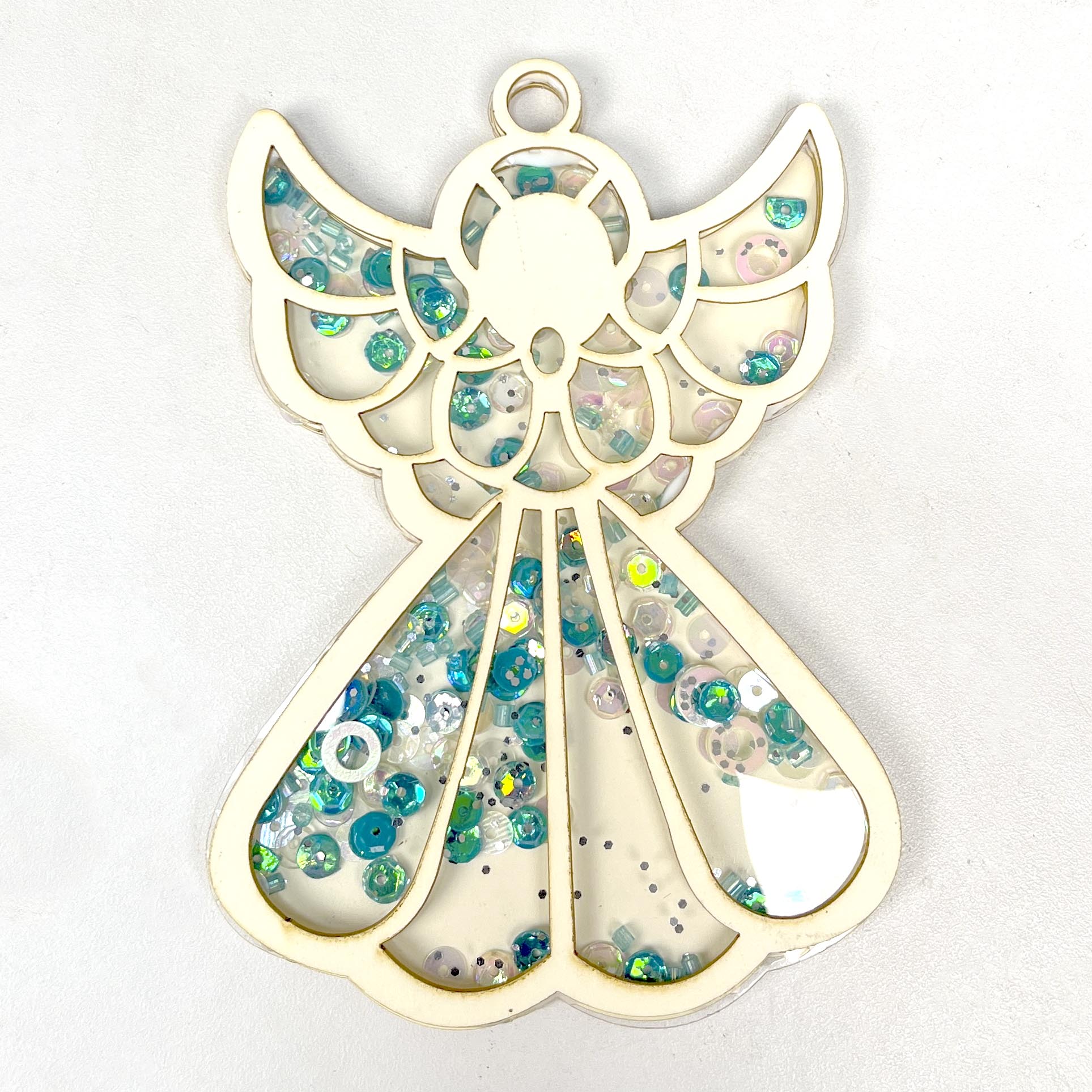 CrafTreat Angel 3D Shaker Chipboard L4.5cm W3.5cm 3D Shaker