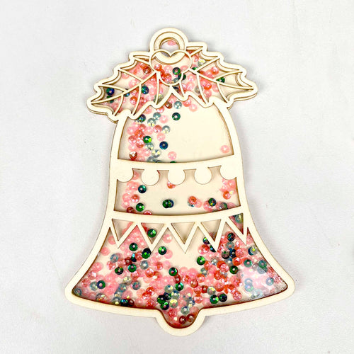 CrafTreat Bell 3D Shaker Chipboard L4.8cm W3.5cm 3D Shaker
