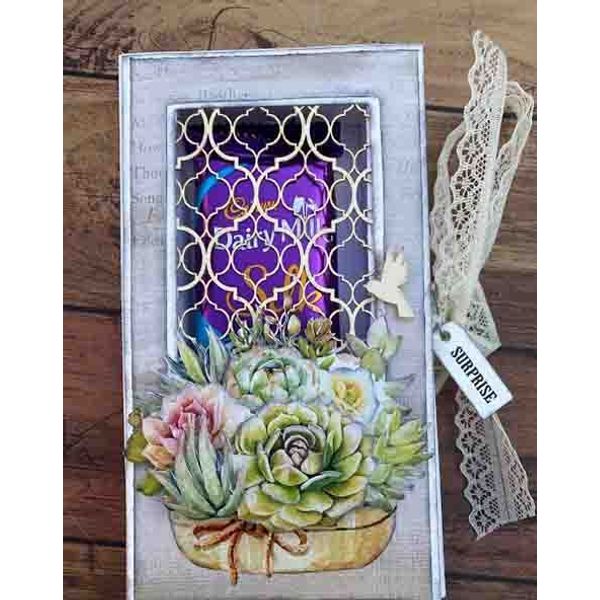 CrafTreat Cactus 3D Decoupage Sheet A5