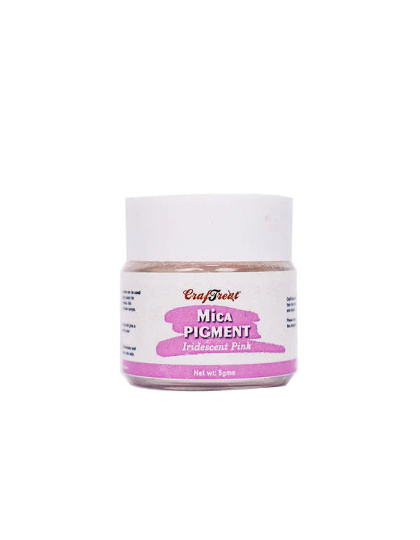 CrafTreat Iridescent Pink Mica Pigment Powder 5gms per pack