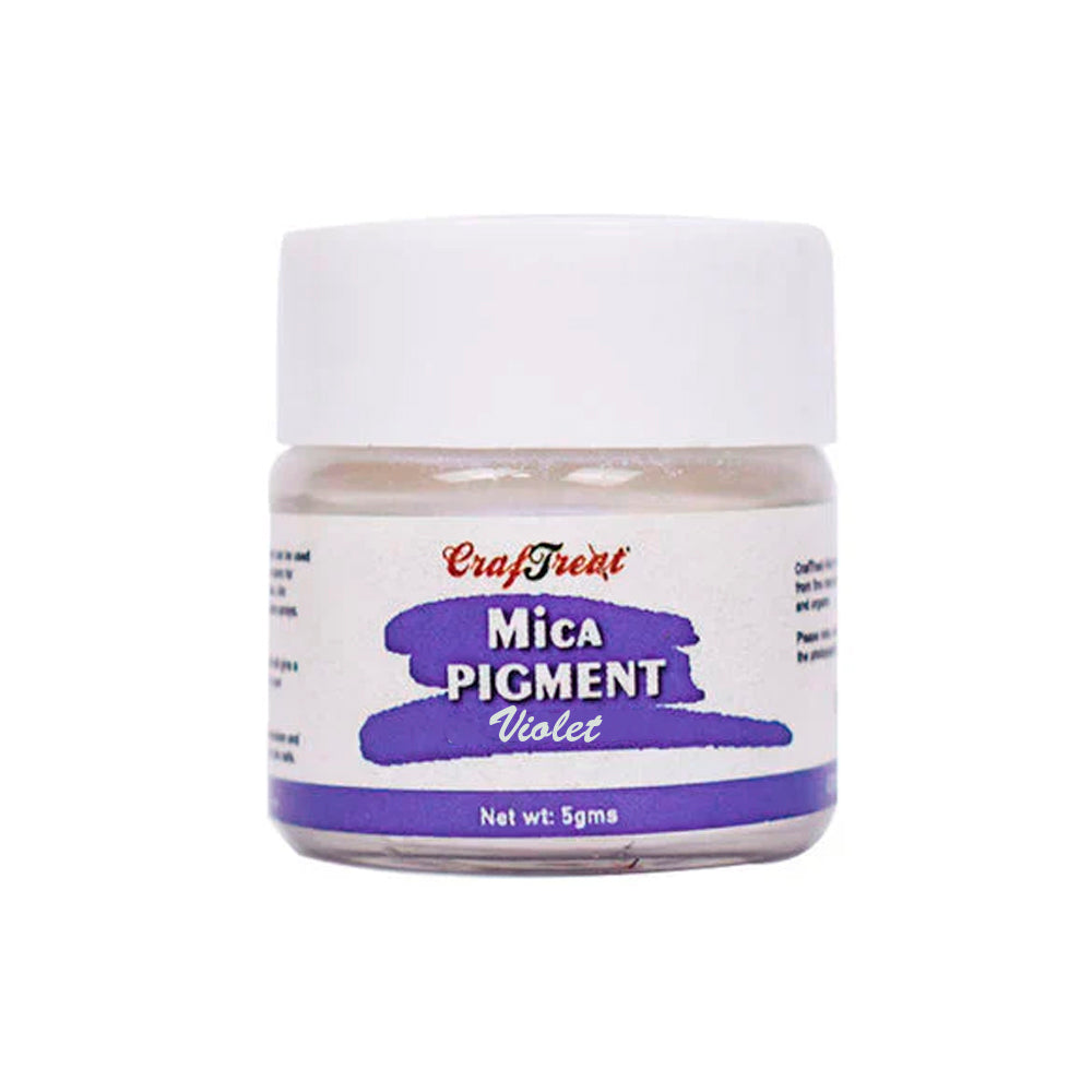 CrafTreat Iridescent Violet Mica Pigment Powder 5gms per pack