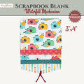 CrafTreat Scrapbook Blank Precut Album Base - Waterfall Mechanism White - 3"x4"