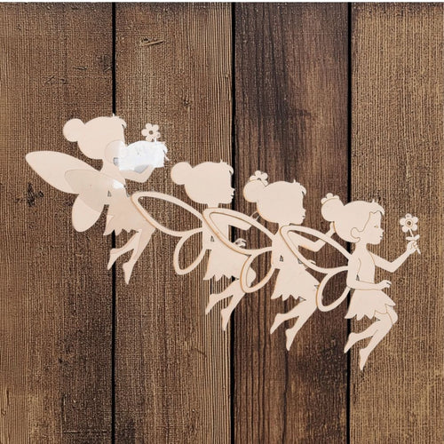 CrafTreat 3D Shaker Chipboards - Fairy