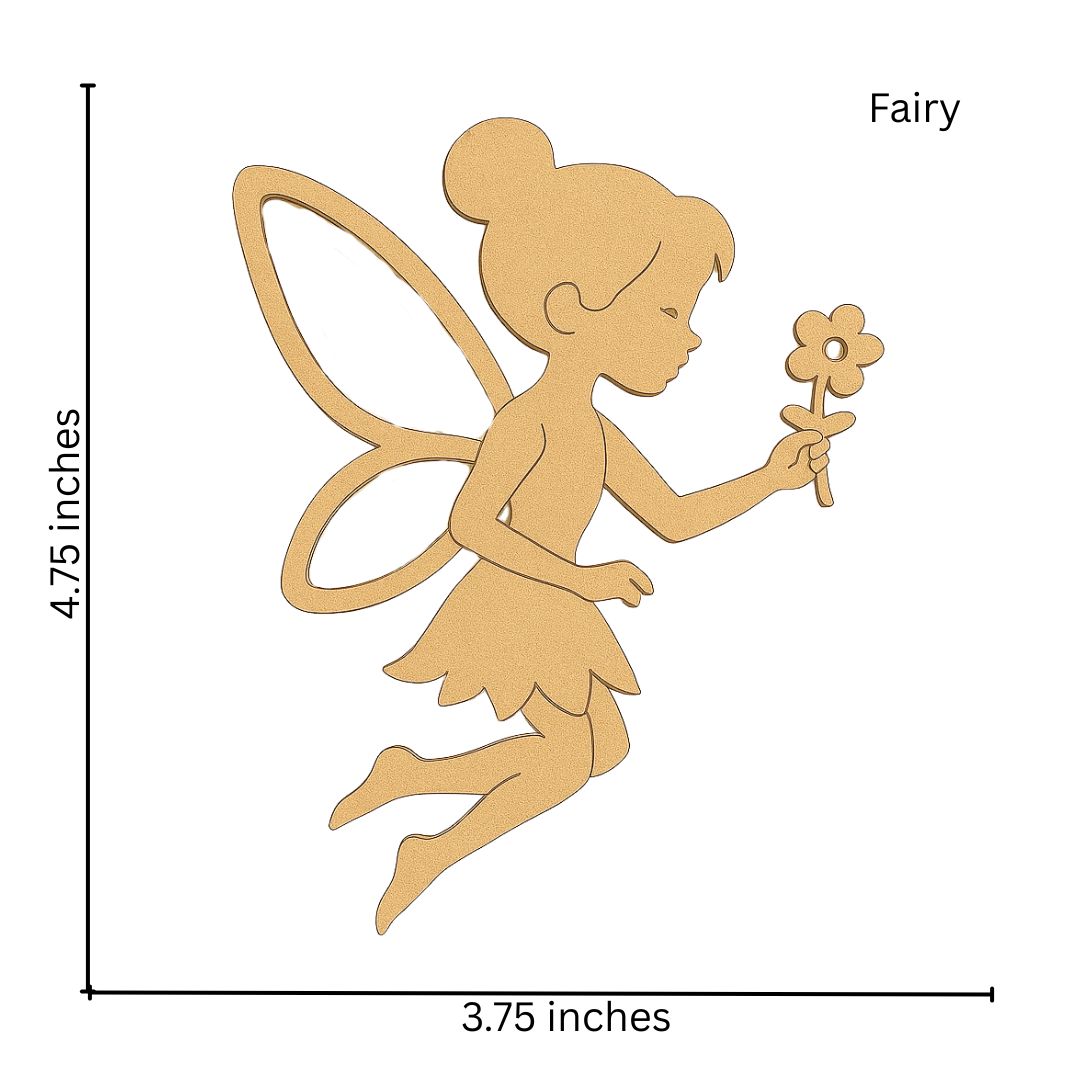 CrafTreat 3D Shaker Chipboards - Fairy