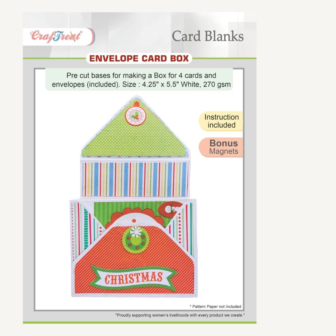 CrafTreat Card Blanks - Envelope Card Box