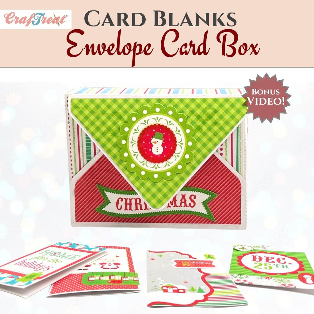 CrafTreat Card Blanks - Envelope Card Box