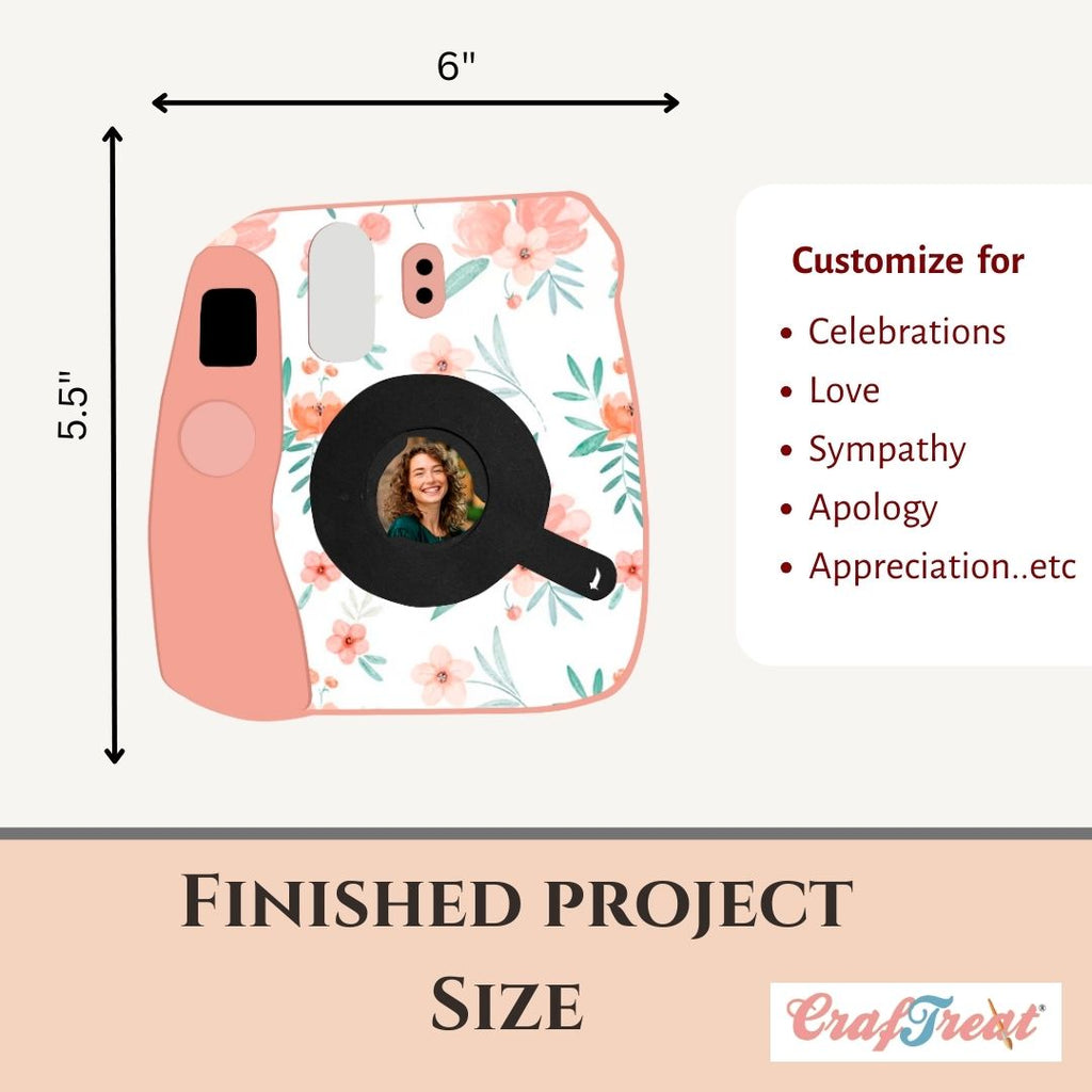 CrafTreat Card Blanks - Instax Iris Lens Card