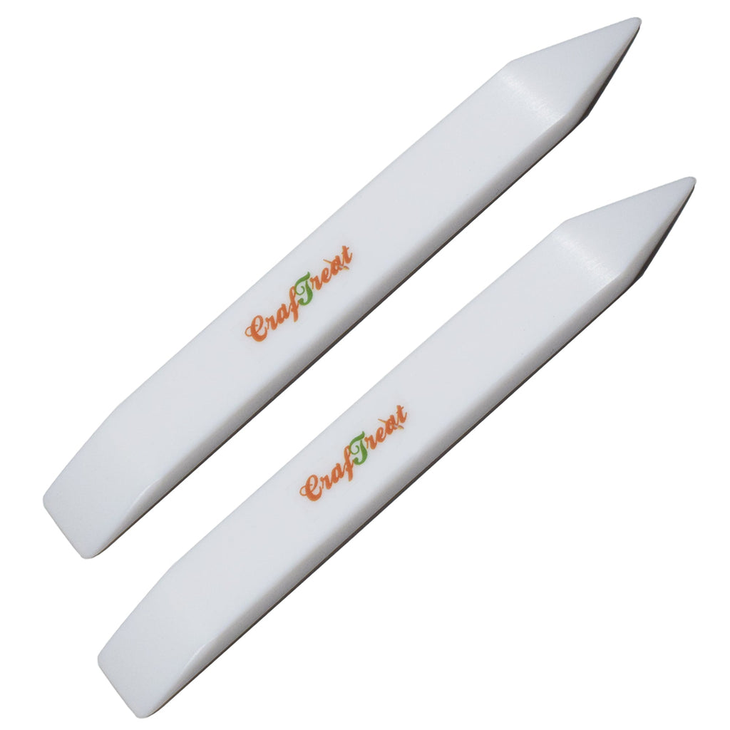 CrafTreat Teflon Bone Folder and Scoring Tool - Large Paper Scorer 2 Pcs