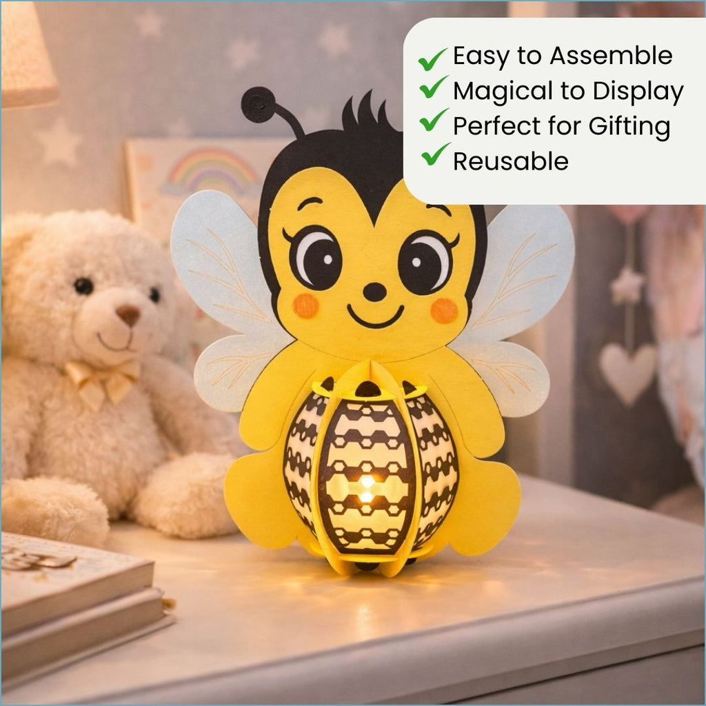 CrafTreat DIY Paper Lanterns - Bumble Bee