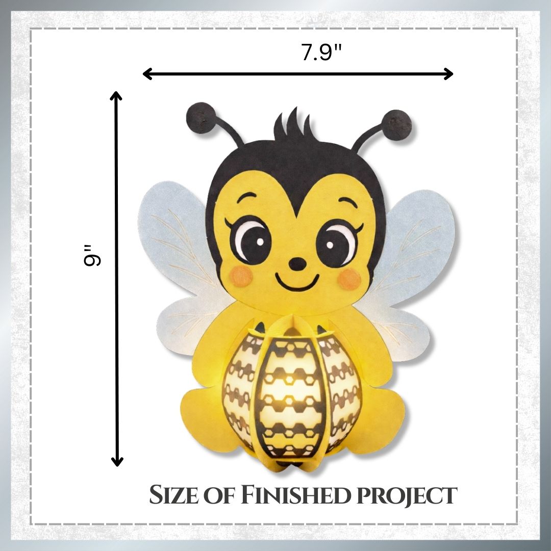 CrafTreat DIY Paper Lanterns - Bumble Bee