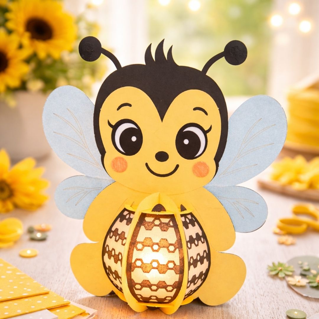 CrafTreat DIY Paper Lanterns - Bumble Bee