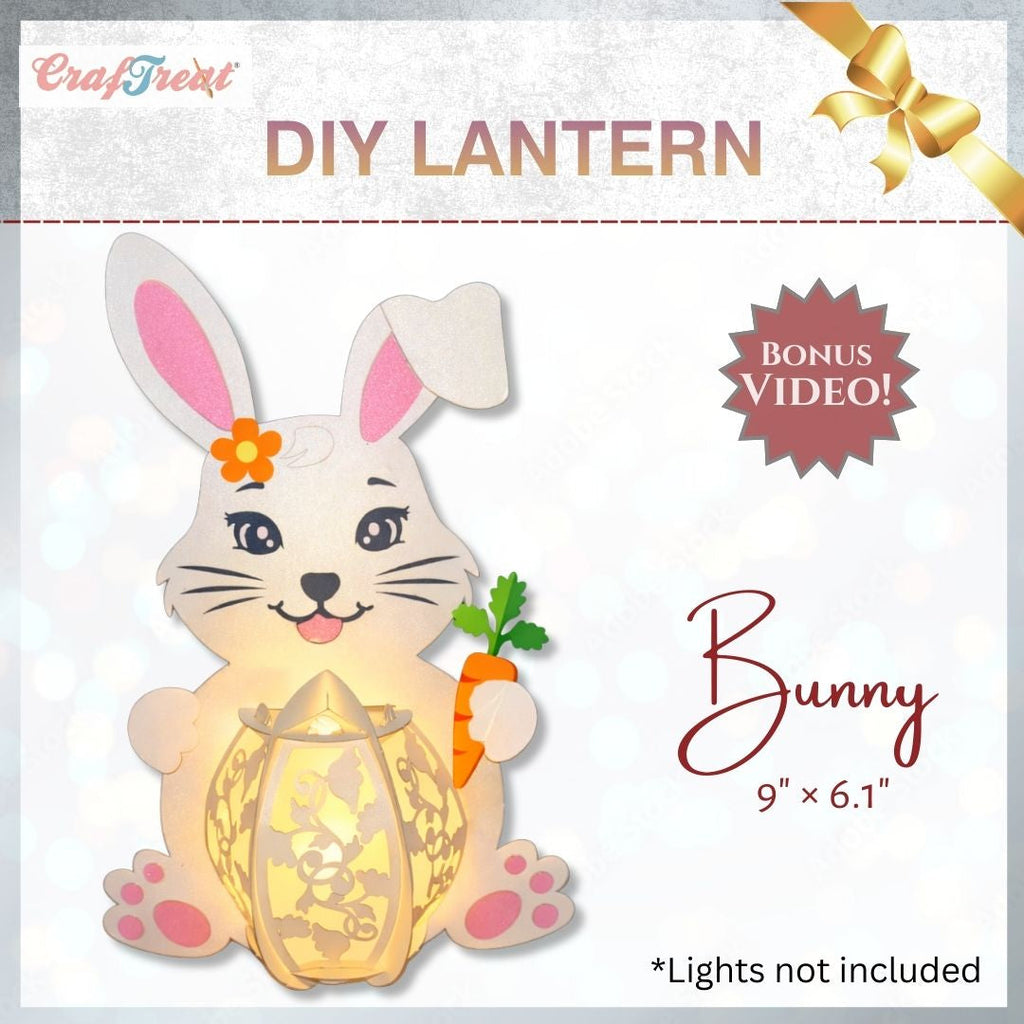 CrafTreat DIY Paper Lanterns - Bunny
