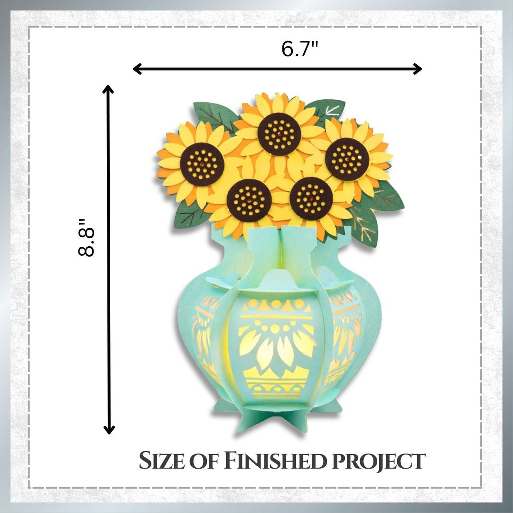 CrafTreat DIY Paper Lantern - Flower Vase