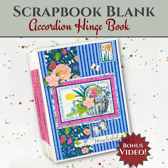 CrafTreat Accordion Hinge Book 1 - White