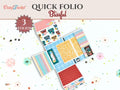 Craftreat Scrapbook Blank Quick Folio - Blissful