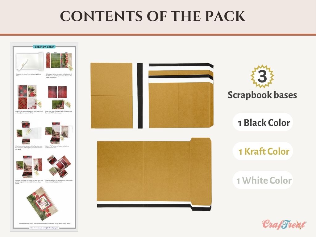 Craftreat Scrapbook Blank Quick Folio - Blissful
