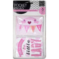 Me & My Big Ideas Pocket Pages Themed Embellished Cards - Hello Baby Girl