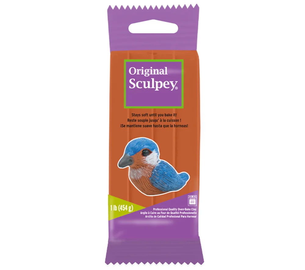 Original Sculpey Polymer Clay Terra Cotta 1lb