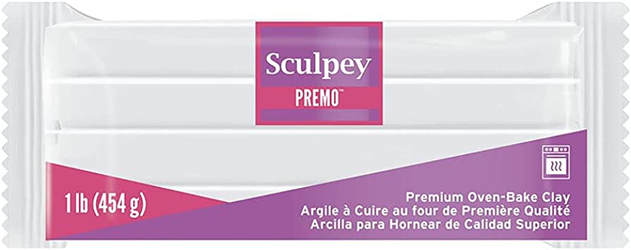 Premo Sculpey Polymer Clay White 1lb
