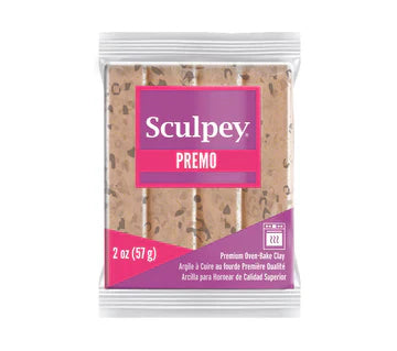 Premo Sculpey Polymer Clay - Tan Granite 2oz