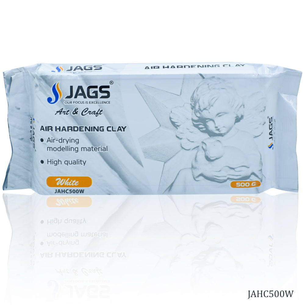 Air Hardening Clay 500 Grams - White