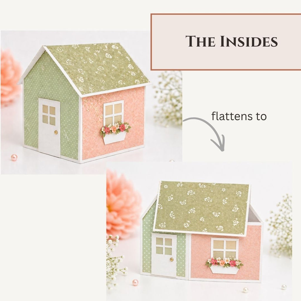 CrafTreat Card Blank - House Pop-up Card      