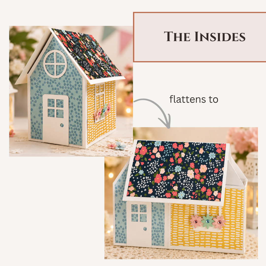 CrafTreat Card Blank - House Pop-up Card      