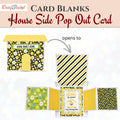 CrafTreat Card Blank - House Side Pop-out Card 