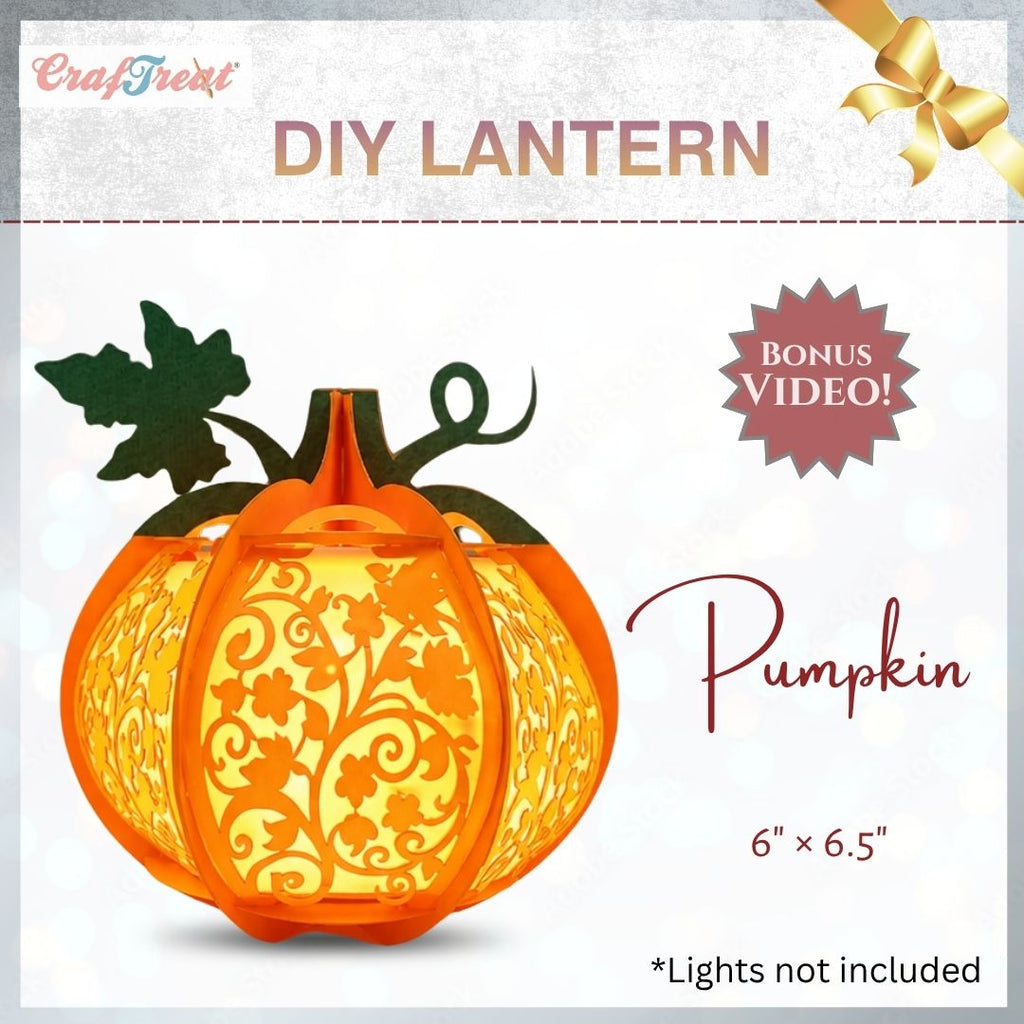 CrafTreat DIY lantern - Pumpkin               