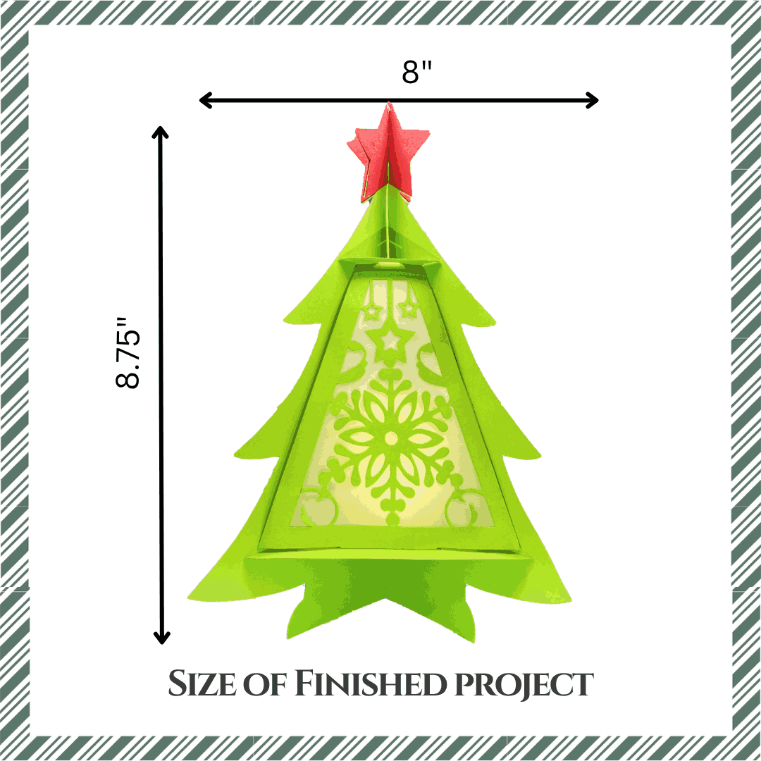 Craftreat DIY Paper Lanterns - Christmas Tree