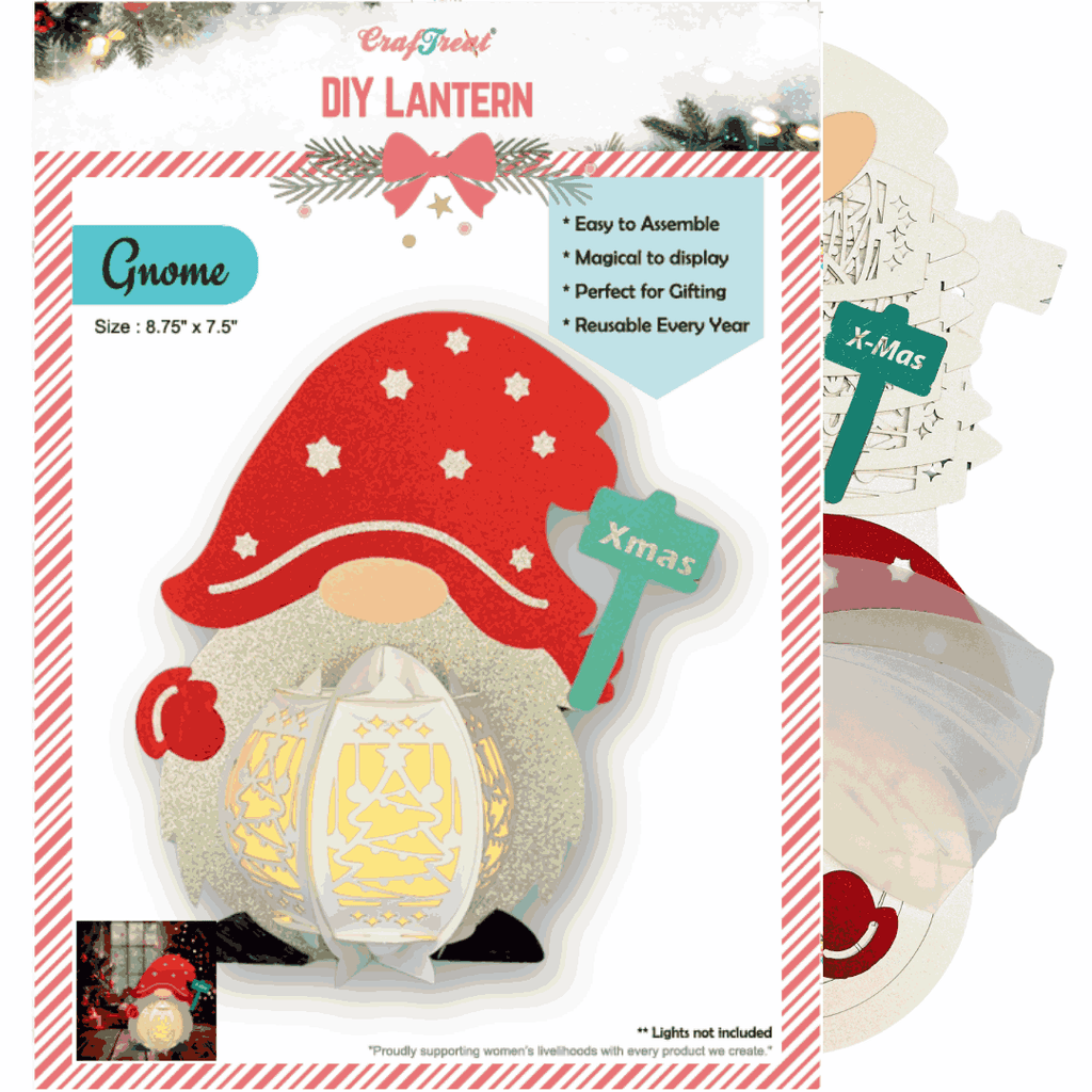 Craftreat DIY Paper Lanterns - Gnome