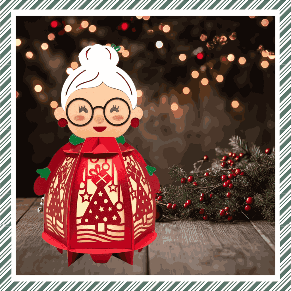 Craftreat DIY Paper Lanterns - Mrs Santa