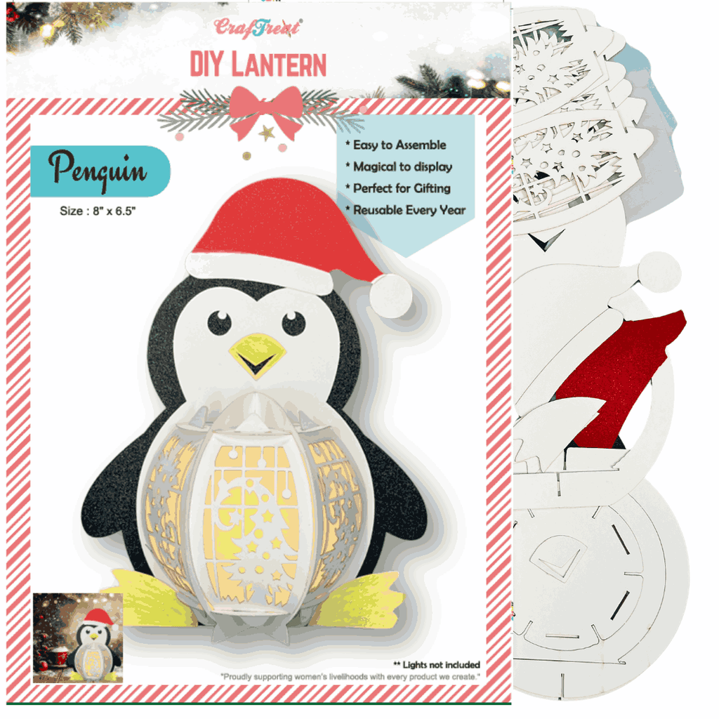 Craftreat DIY Paper Lanterns - Penguin