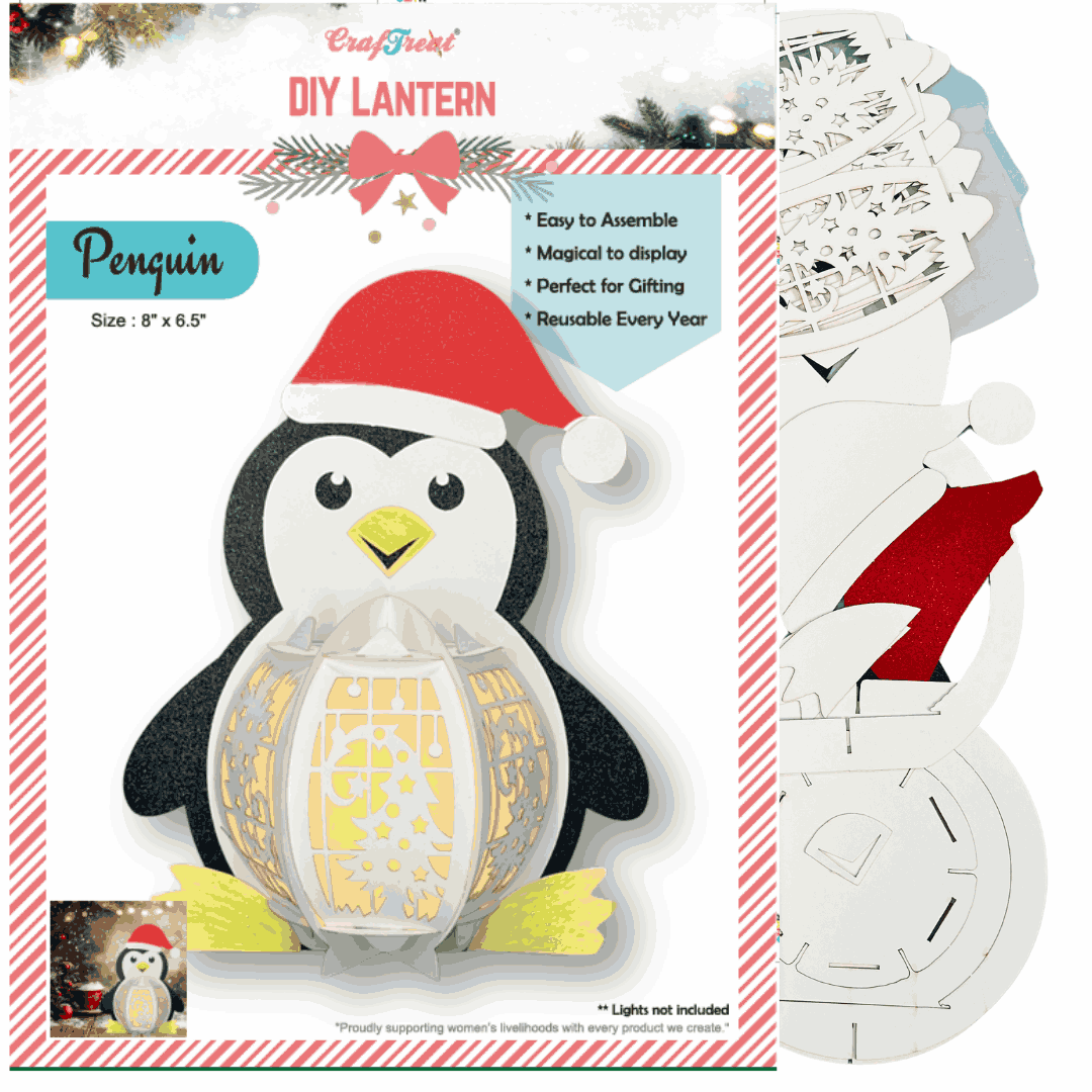 Craftreat DIY Paper Lanterns - Penguin