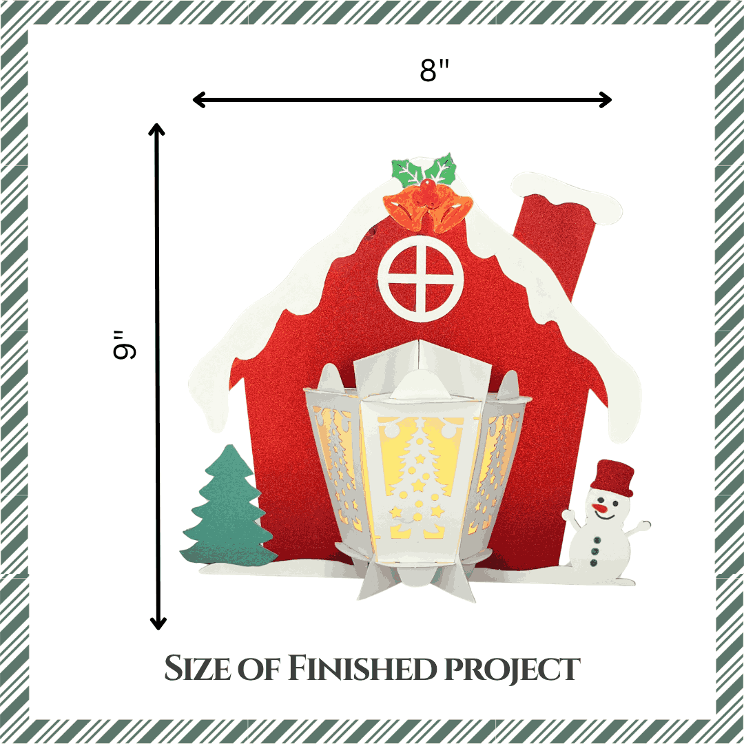 Craftreat DIY Paper Lanterns - Winter House