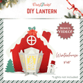 Craftreat DIY Paper Lanterns - Winter House