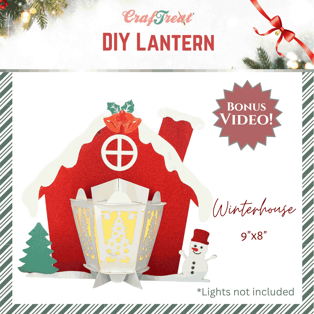 Craftreat DIY Paper Lanterns - Winter House