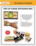 CrafTreat Pop up Cubes Exlposion Box