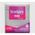Premo Sculpey Polymer Clay Accents White Gold Glitter