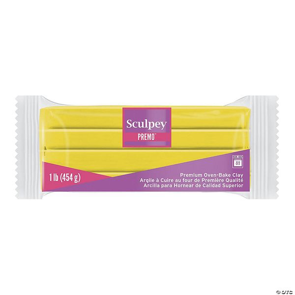 Premo Sculpey Polymer Clay Cadmium Yellow Hue