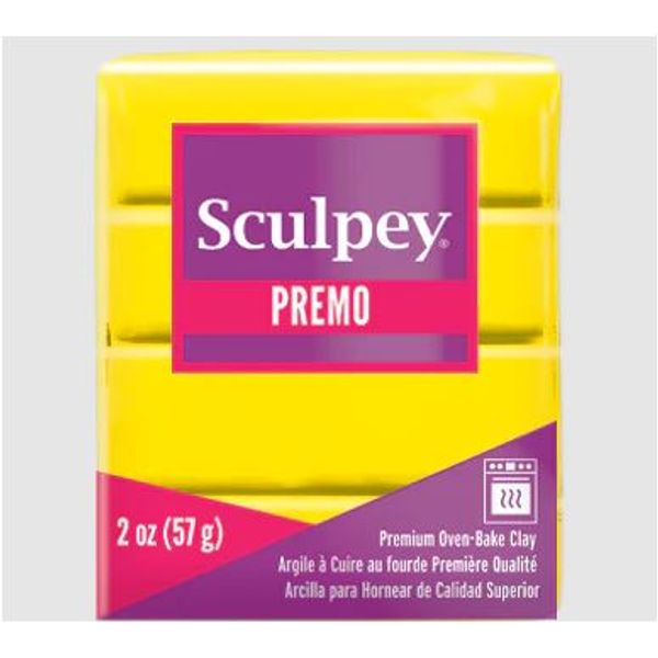 Sculpey Polymer Clay 2oz Zinc Yellow Hue